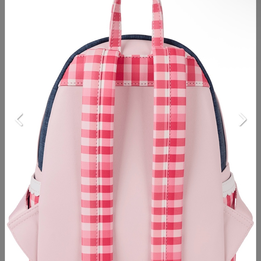 Loungefly Strawberry Shortcake Faux Denim Mini Backpack - Picture 3 of 7